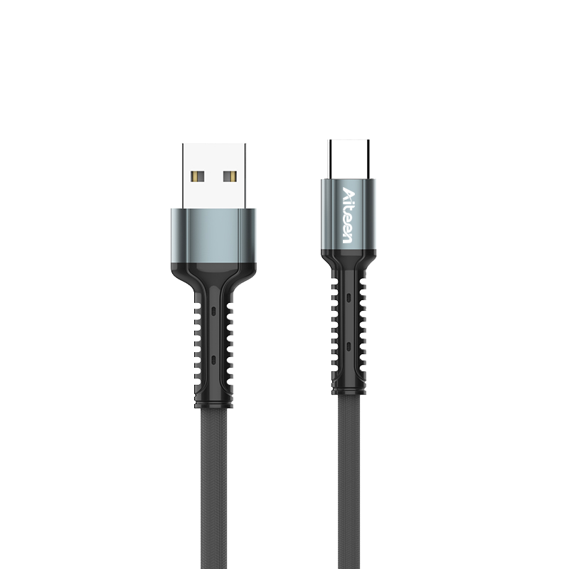 A06-CG Type-C Cable 2m 2.4A Fast charging Grey Color